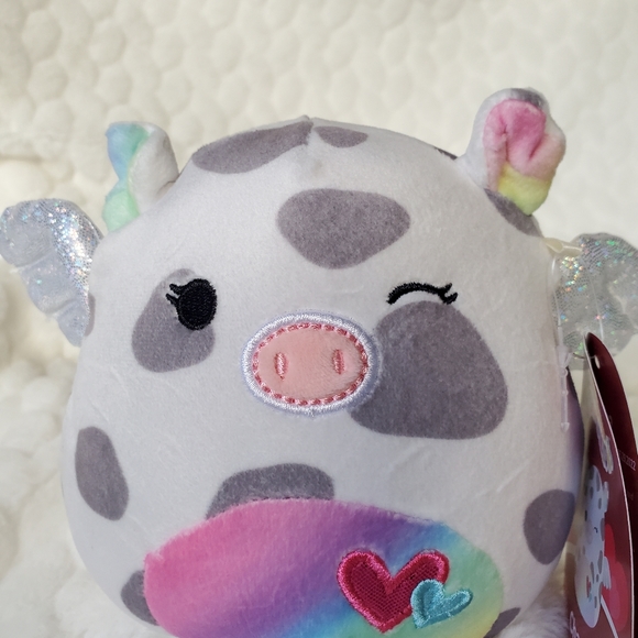 Charaka the Flying Pig Valentines Day Squishmallows 5 inch BNWT - Picture 6 of 7